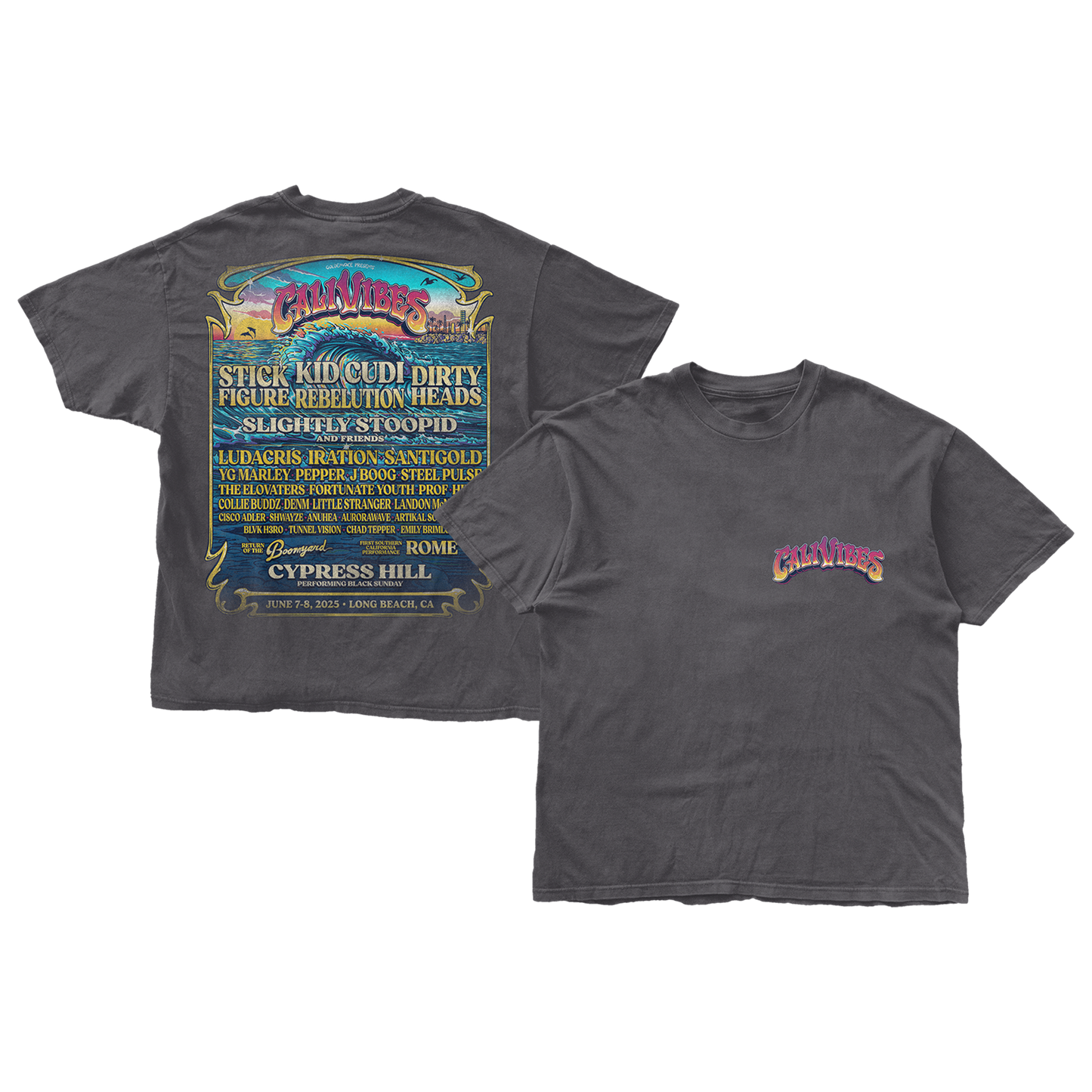 Cali Vibes 2025 Lineup Tee