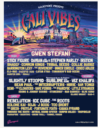 3-Day Lineup Poster